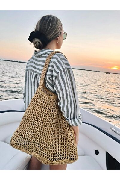 BY HATİCE DOĞAN Hasır Mesh Bag