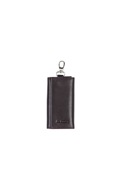 Aka Brown Leather Keychain 006 3