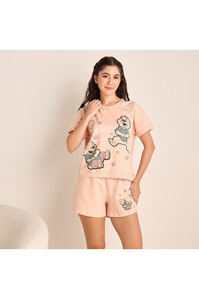 FAV Chip 'N' Dale Print T-shirt and Shorts Set