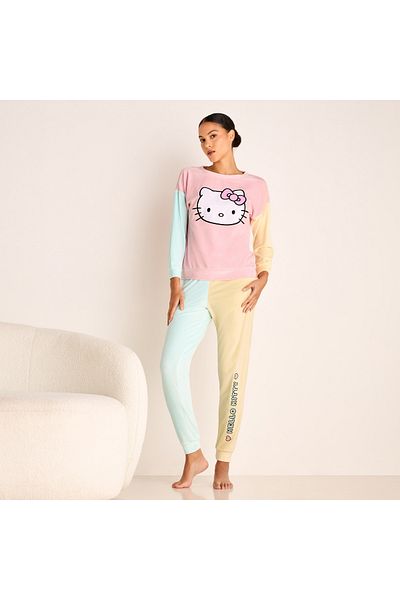 FAV Hello Kitty Print Long Sleeve Sweatshirt and Elasticated Joggers Set