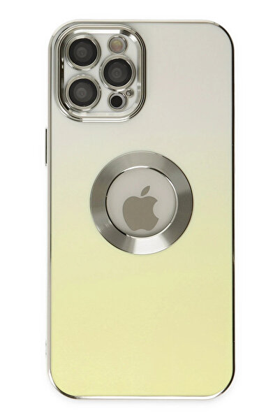 NewFace حافظة ايفون 12 برو ماكس من السيليكون الأفضل - أصفر SPTGL