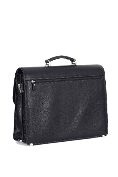 Aka Deri Leather Black Classic Briefcase 270 2
