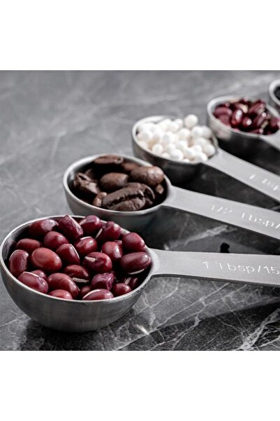 OEM Set linguri de masurare, 6 piese, argintiu, otel inoxidabil