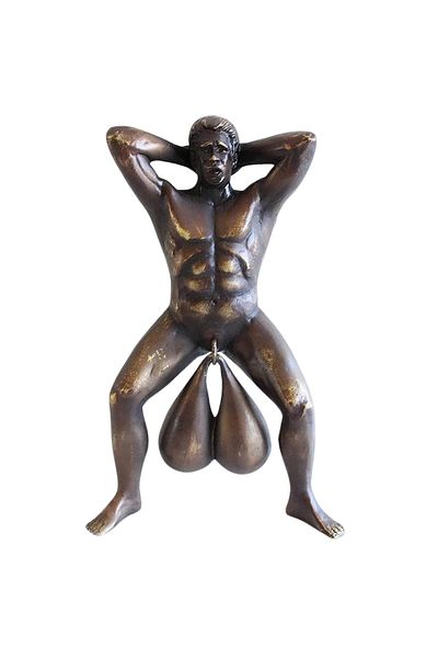 OEM Sonerie Amuzanta, Doorball, din rasina,12 x 8 cm, Statuie amuzanta cu detalii comice