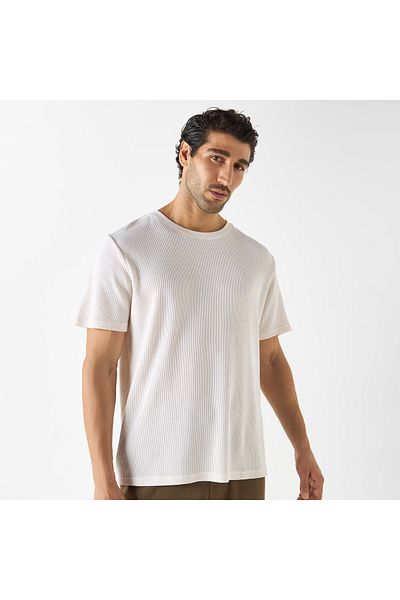 FAV Round Neck Short Sleeves T-shirt and Pyjama Set