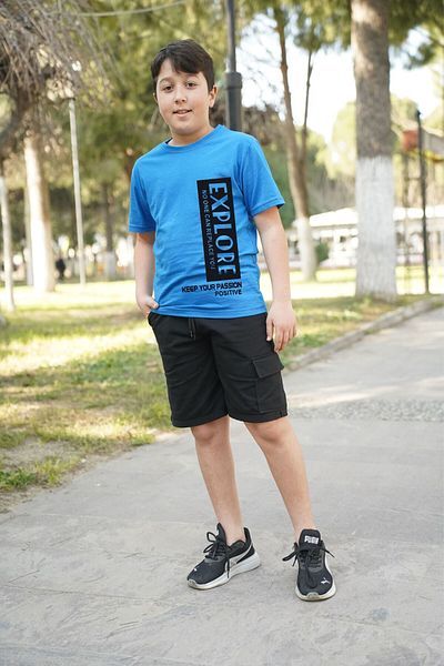 cm buseyiz Seria combinată RelaxFit - tricou și capri