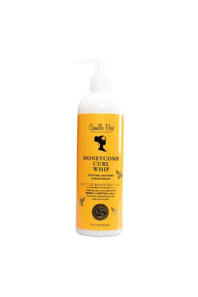 Camille Rose Honeycomb Curl Whip Texture-Defining Hair Styling Cream, with Ho...