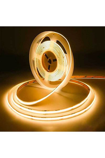CLASSLIGHTS COB LED Strip 528LED/m, Warm White Light, Indoor IP20, 5 meter roll, ElectroAZ