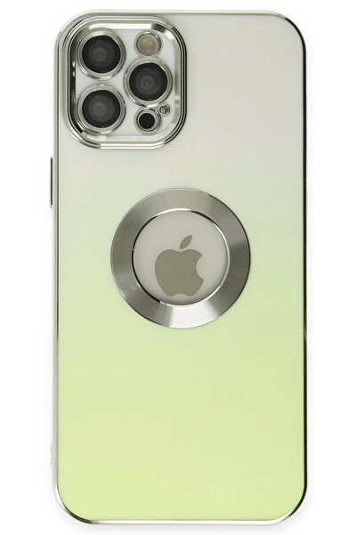 NewFace حافظة ايفون 12 برو ماكس من السيليكون - أخضر SPTGL