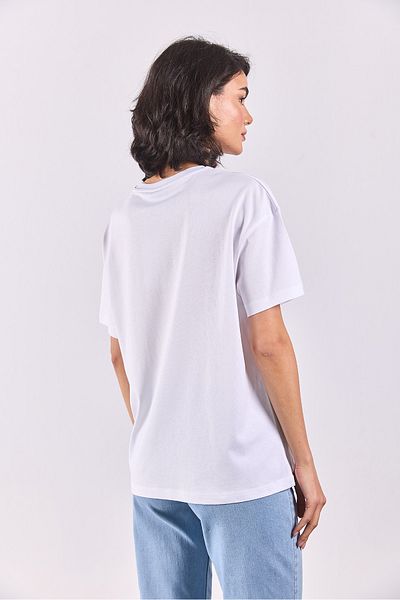 VENA Sunshine Printed T-Shirt - White