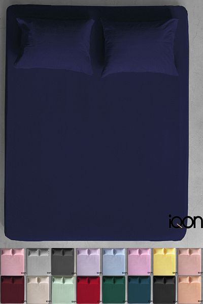 İQON Ranforce Woven Fitted Sheet Set Single - 21 Colors