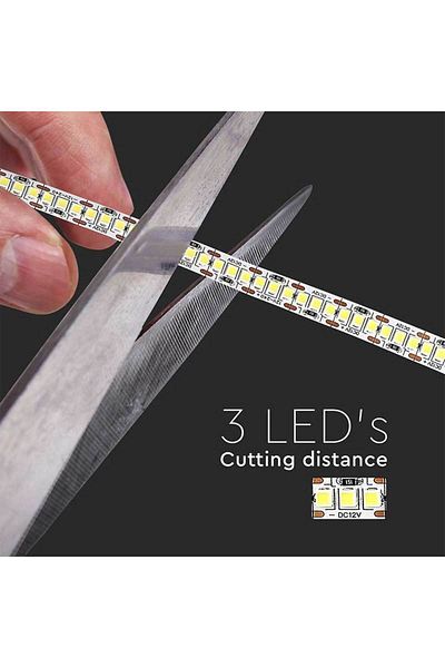 CLASSLIGHTS LED Strip 12V, 3000K, Warm White Light, 240LED/m, IP20, 5 Meter Roll, ClassLights
