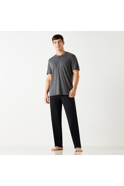 FAV Round Neck Short Sleeves T-shirt and Pyjama Set