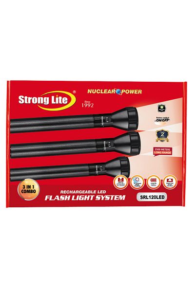 Strong Lite مجموعة مصابيح فلاش LED 3 في 1 - SRL120LED