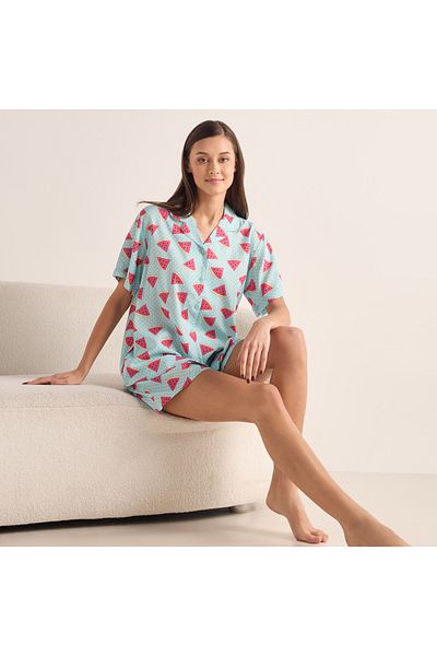 FAV Printed Shirt and Shorts Set