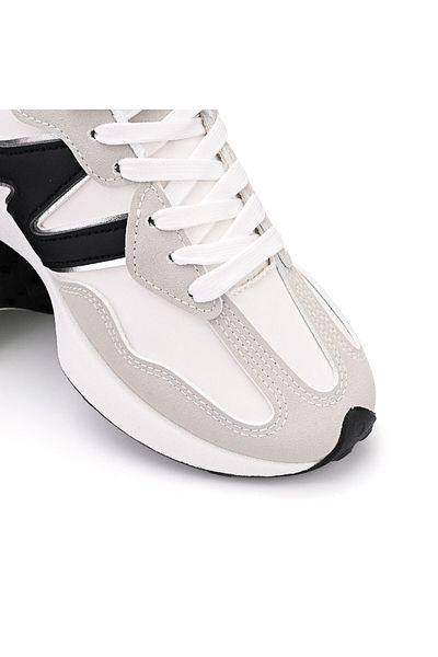 Tmall Women's Sports Shoes, Made Of Eco-suede Leather, D1434, Grey