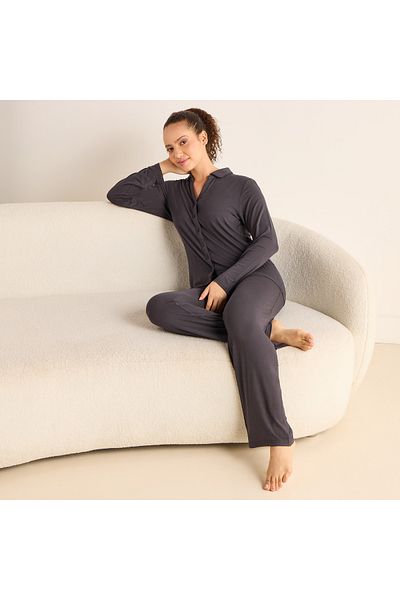FAV Collared Shirt and Elasticated Pyjama Set