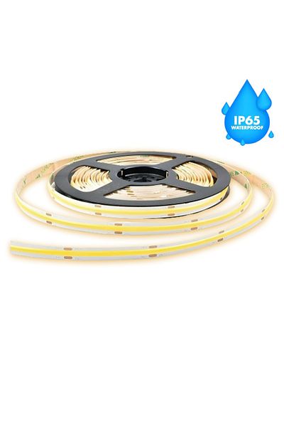 CLASSLIGHTS COB LED Strip 528LED/m, Warm White Light, Outdoor IP65, 5 meter roll, ElectroAZ