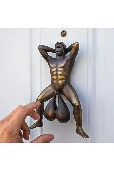 OEM Sonerie Amuzanta, Doorball, din rasina,12 x 8 cm, Statuie amuzanta cu detalii comice
