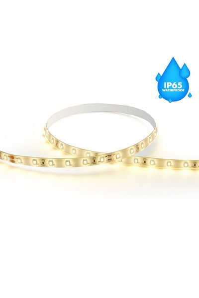 CLASSLIGHTS Led Strip 12v, Outdoor Ip65, 60 Led/m Smd2835, Warm White, 5 Meter Roll, Electroaz