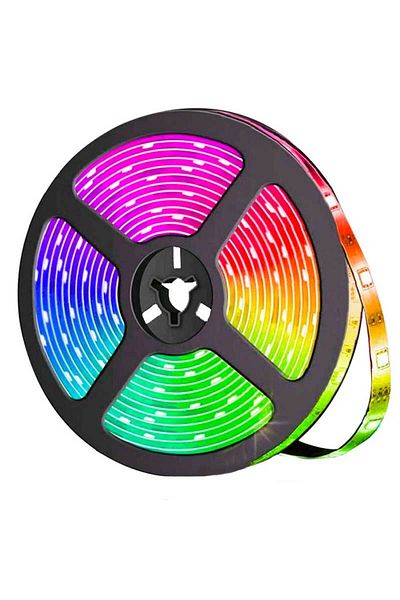 CLASSLIGHTS RGB LED strip 12V Multicolor, Outdoor IP65, 60 LED/m SMD5050, Roll 5 meters, ElectroAZ