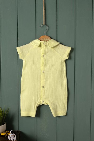 Montisu Baby Muslin Snap Romper, Comfortable Fit