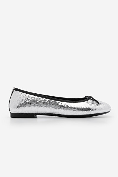 Marjin Silver Colored Women's Babet Riten - Bow Detail
