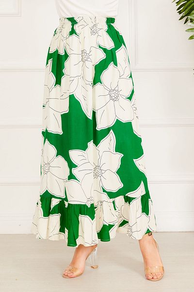 EBRUTESETTÜR Floral Patterned Skirt