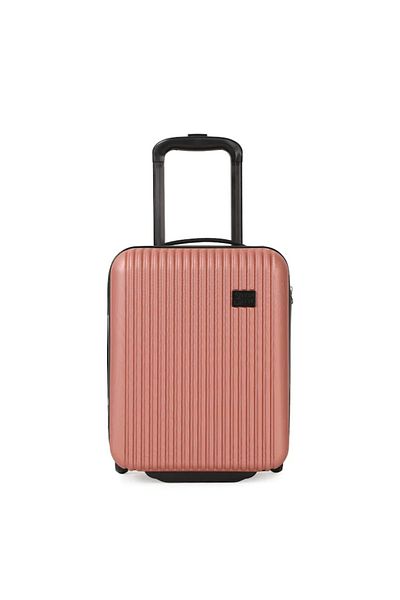 CABINFLY Cabin Luggage, 40x30x20cm, Ideal Hand Luggage, 24 Litre Capacity, Abs, Rose Gold