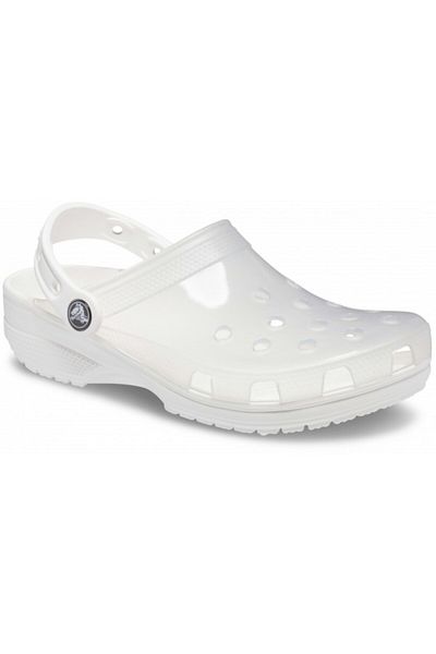 Crocs Saboți translucidi clasici Alb - Alb 39-40 Eu - M7/w9 Us
