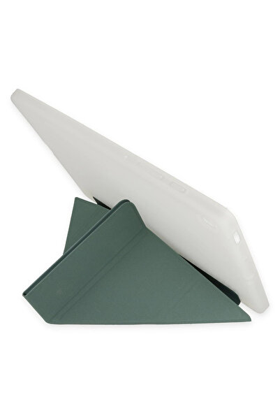 NewFace حافظة آيباد 2022 10.9 (الجيل العاشر) حافظة تابلت مارس مع حامل قلم - أخضر داكن SPTGL