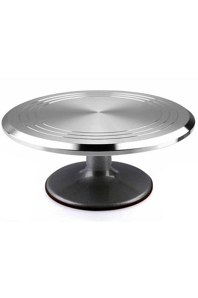 PUFO Platou rotativ pentru tort Cake Professional, oțel inoxidabil - antiderapant, pentru horeca și cofetărie