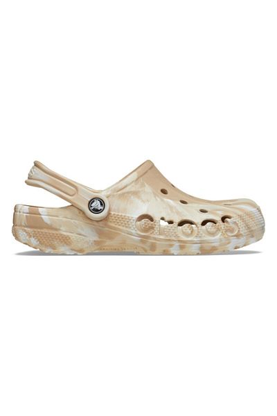 Crocs Baya Marbled Clog 37-38 EU - M5/W7 US Brown - Chai/Multi
