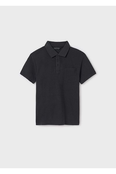MAYORAL Tricou cu gât polo pentru băiat Antracit 6128