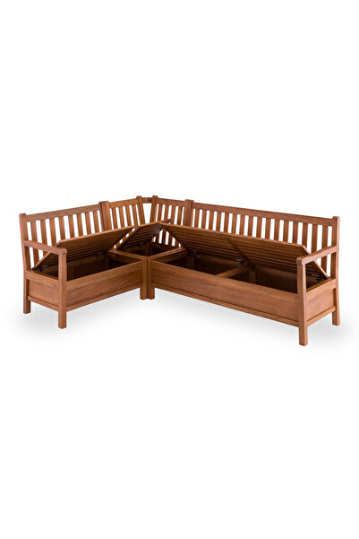 babilconcept Sandıklı Balkon Bahçe Köşe Bank - Büyük