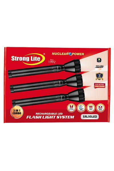 Strong Lite 3 IN 1 RECHARGEABLE FLASH LIGHT SRL95