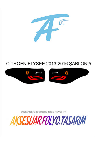 aksesuar folyo tasarım سيتروين إليزيه 2013-2016 إيقاف فوليو