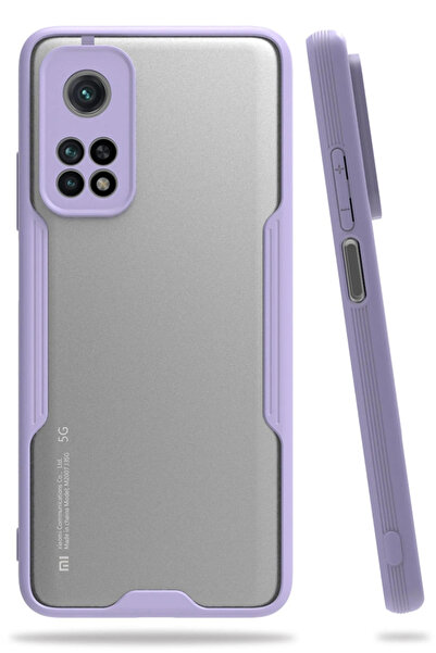 NewFace حافظة هاتف Xiaomi Mi 10T Pro من السيليكون البلاتيني - ليلك 1494721709