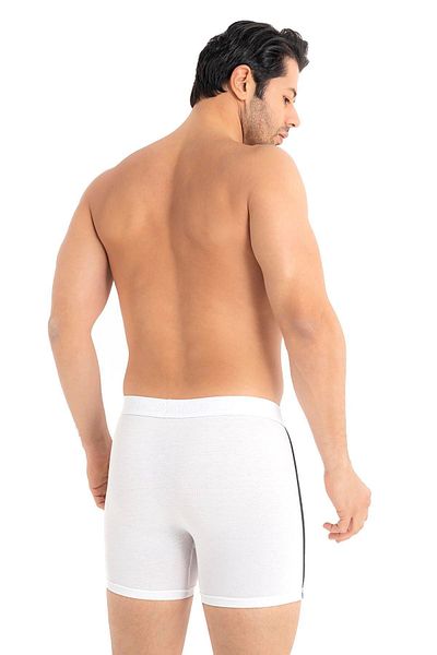 Jiber Ανδρικό 3 τεμάχιο βαμβακερό Modal White Boxer 288