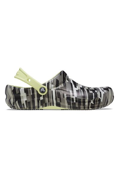 Crocs Bistro Graphic Clog 38-39 Eu - M6/w8 Us Black - Black/lime