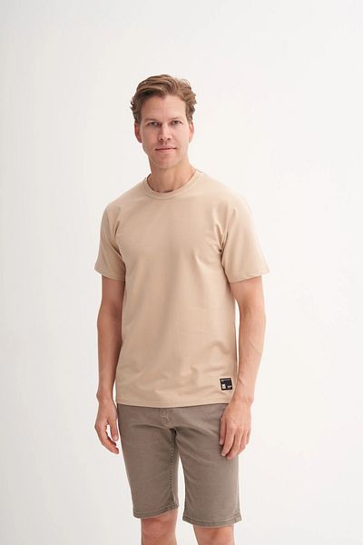 Cazador Tricou drept lycra, cu decolteu rotund, cu croială normală 4142