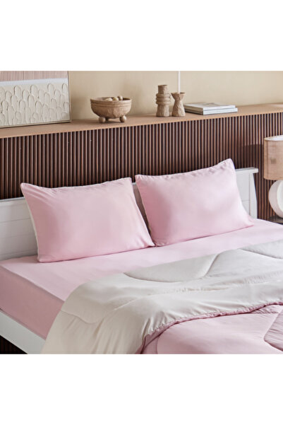 Home Box Derby 3-Piece Reversible Microfiber King Comforter Set 220x240 cm