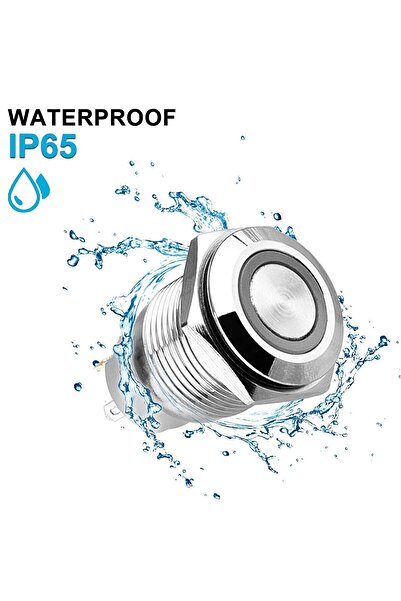 CLASSLIGHTS Push Button 16mm with Return, 220V, White Led, ElectroAZ