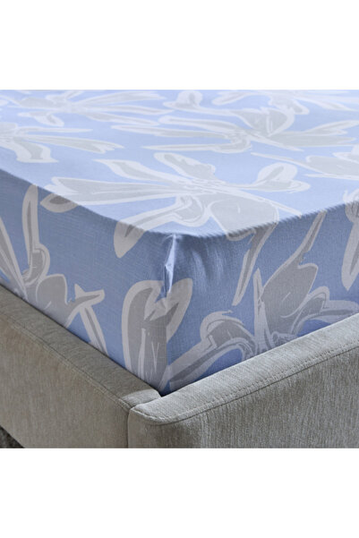 Home Box Malta Evelyn Printed Cotton Twin Fitted Sheet 120x200+33 cm