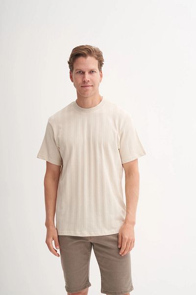 Cazador Μπλουζάκι Polo Neck Regular Fit Cotton Textured T-shirt 4277