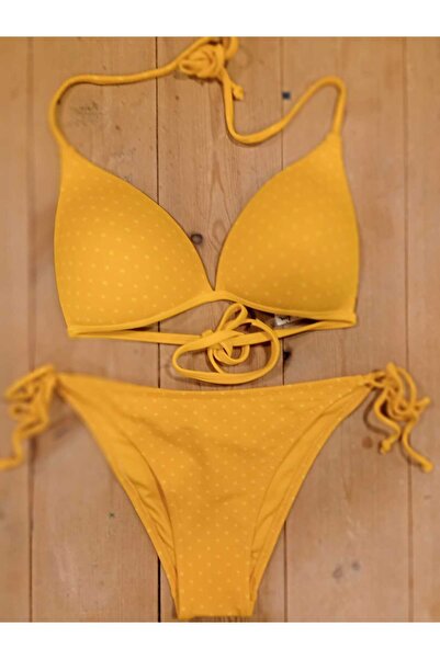 Pierre Cardin Dolgulu Üçgen Bikini Takım