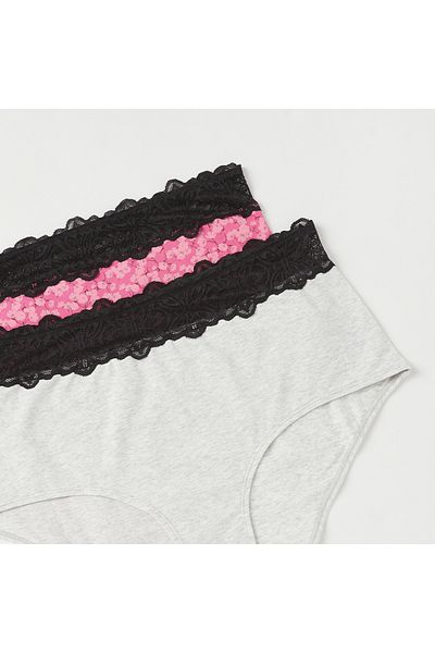 FAV Set of 2 - Lace Detail Full Briefs