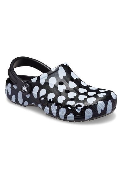Crocs Clogs Baya Seasonal Printed Clog 41-42 Eu - M8/w10 Us Black - Black/white