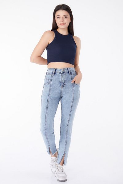 TOFİSA Pantaloni blugi Ice Blue - 11398