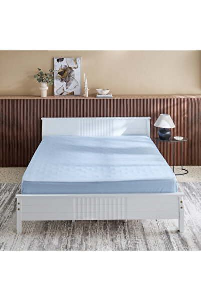 Home Box ملاءة سرير دربي كينج من الألياف الدقيقة الصلبة مقاس 180×200+25 سم